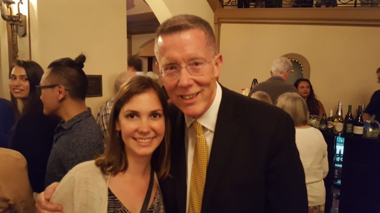 With Warren Jones, August 2017
